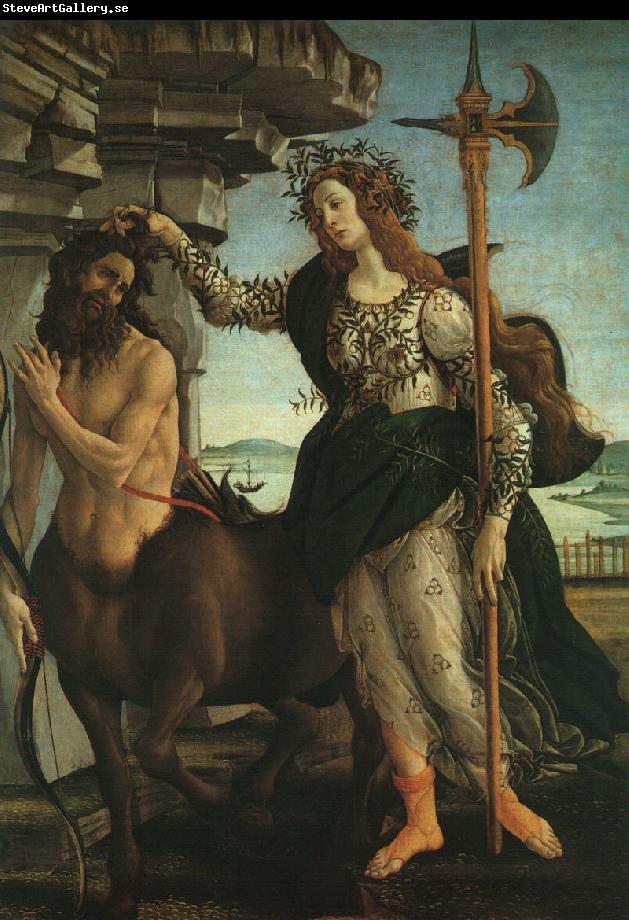 BOTTICELLI, Sandro Pallas and the Centaur f
